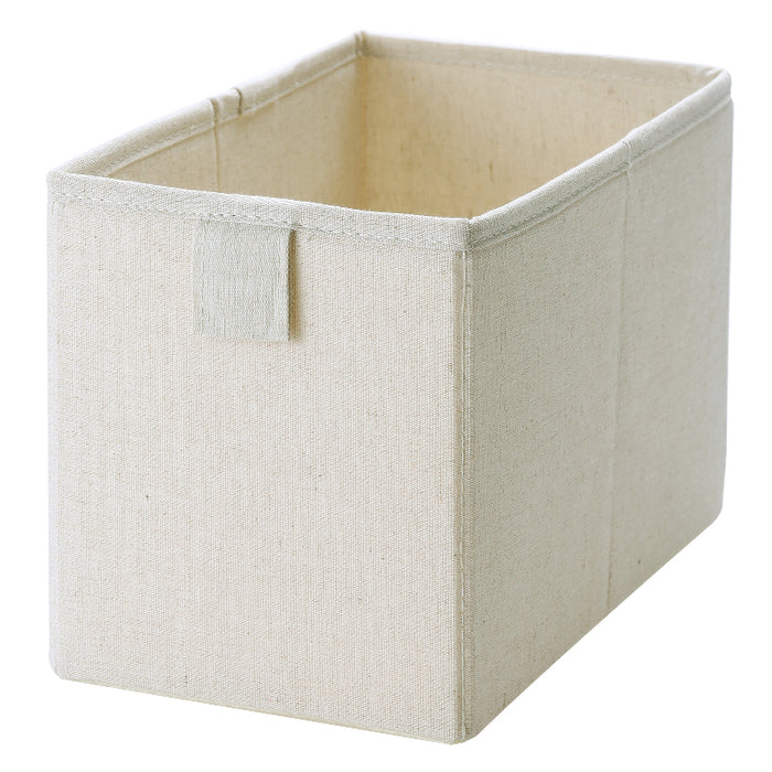 Small Linen Storage Box, Beige, 15*27*17Cm 4589767191177