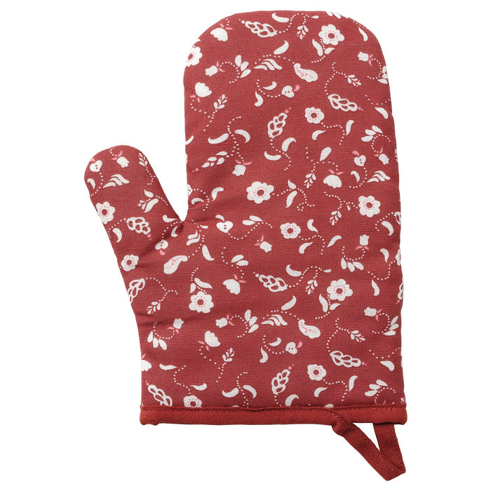 INAMARIA oven glove, patterned/red, 10493092
