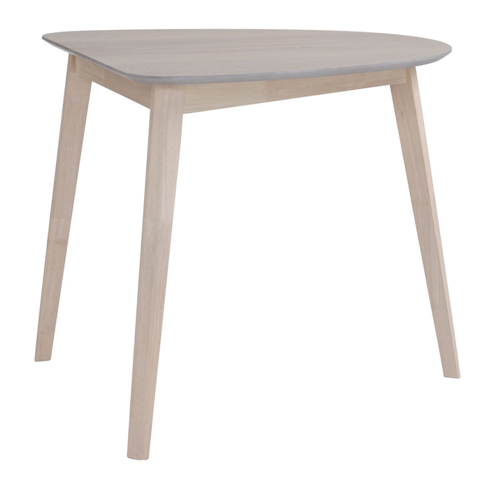 KHASA Dining table, white-wash, 90x80x75 cm, 143032