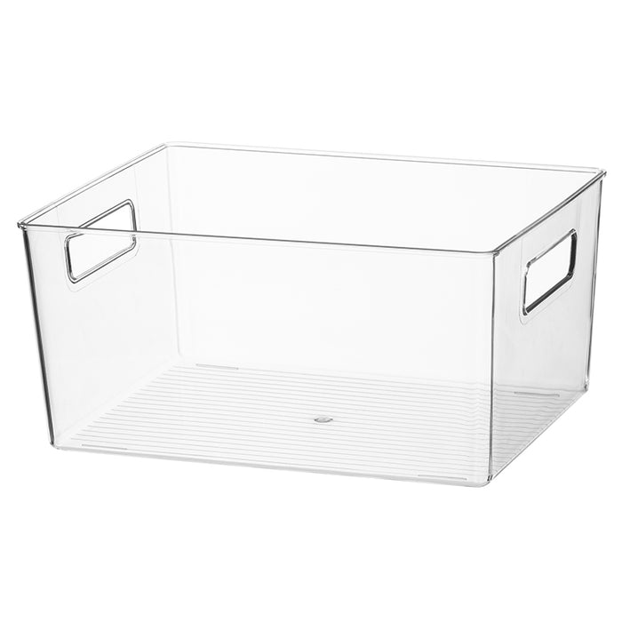 Book Storage Box With Handle-L, Clear, 33.2*23*14Cm 4589767237820