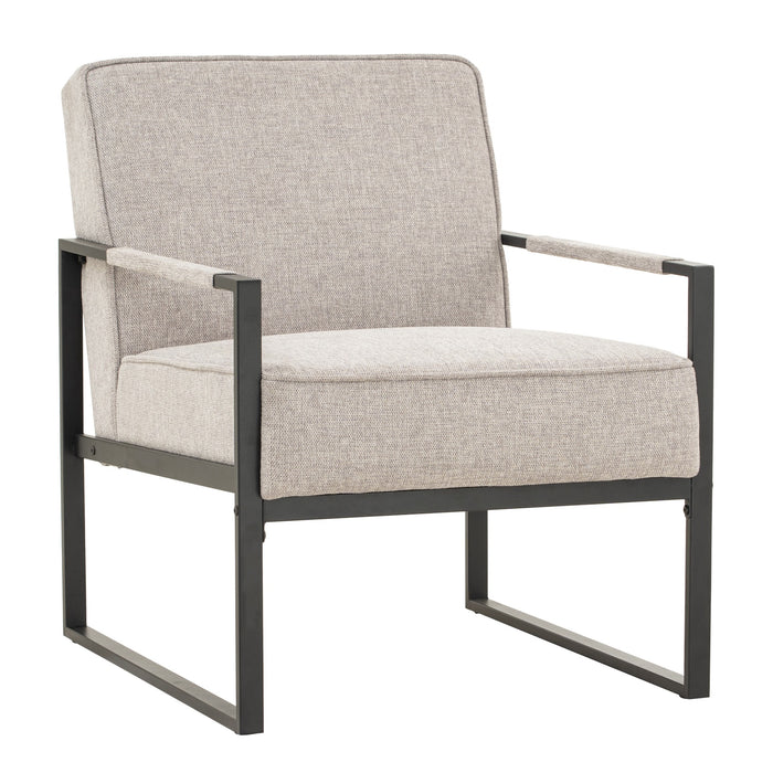 CALIBRA 1-seater sofa, black/grey, 62x78x78 cm, 231368