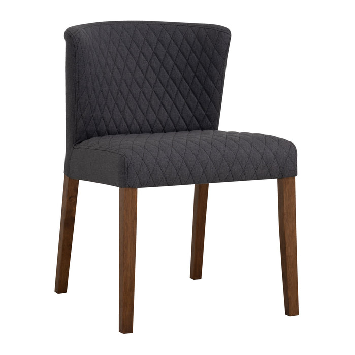 RHODA Dining chair, cocoa/fabric, 52x60.5x78 cm, 241490
