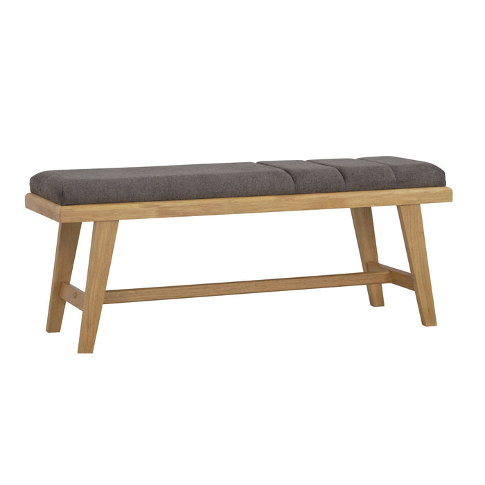 TOMIVA Bench, Natural/oak, 115x38x47 cm, 243033