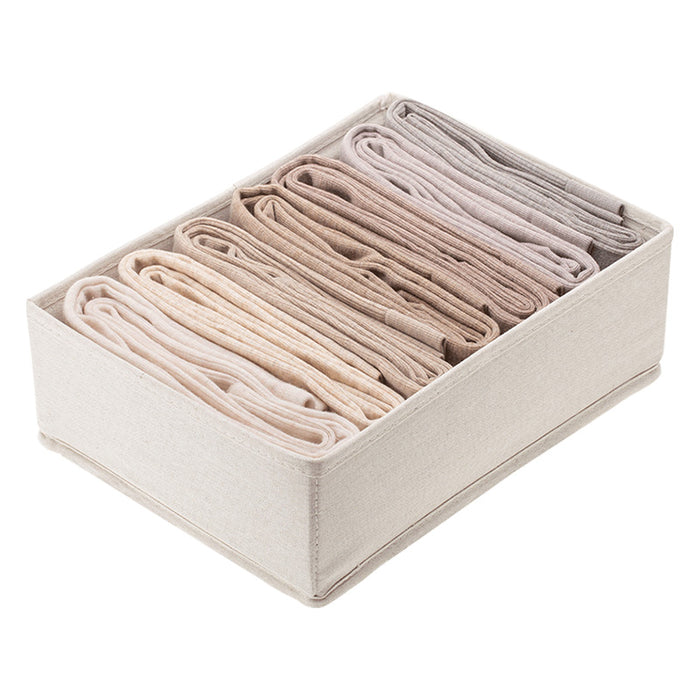 Underwear Organizer -L(24Cm)-No Grids, Beige, 24*33*11Cm 4589767236885