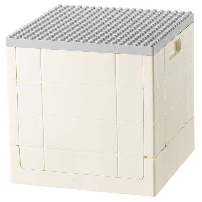Lego Foldable Storage Box, White; Grey Lid, 32*32*32Cm 4589767245870