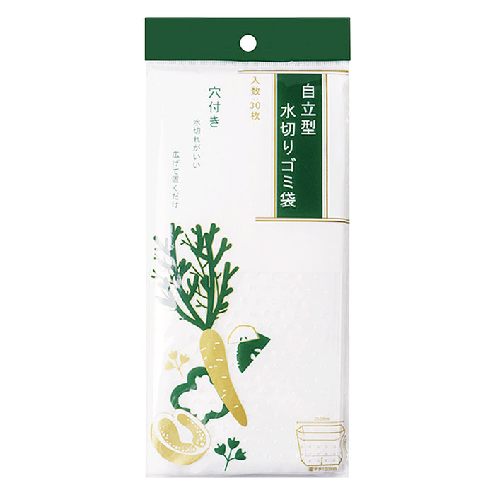 Garbage Draining Bag (30 Pcs), Clear, 18*25*12Cm 4573352480050