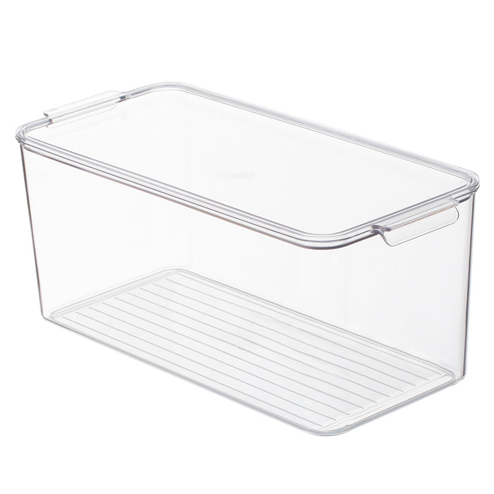 PET Fridge Storage Box-30.5*14.2*13Cm, Clear, 14.5*30.7*13cm 4589767211165