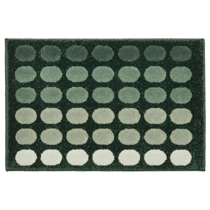 TUNNELBANA door mat, dark green, 40x60 cm, 30577967