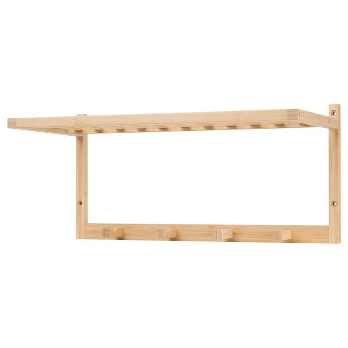 VASSKAR hat and coat rack, bamboo 60 cm, 30542317