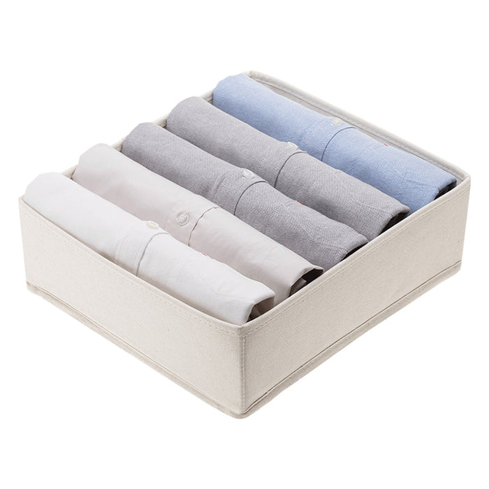 Underwear Organizer -Xl(30Cm)-No Grids, Beige, 30*33*11Cm 4589767236908