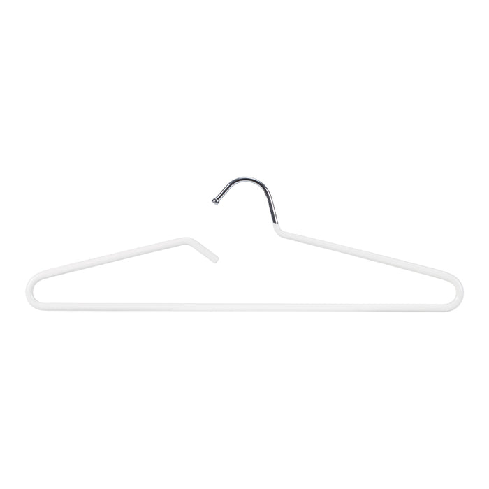 Latex Coated Coat Hanger Warm White (5 Pcs), White, 40*12.2Cm 4589767237011