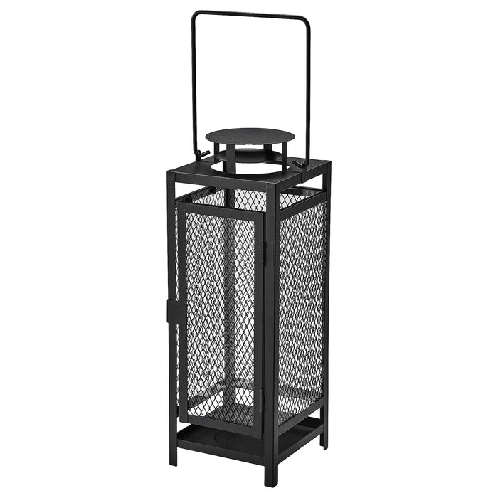 BERGGRAN lantern for pillar candle, in/outdoor anthracite, 34 cm, 40559406