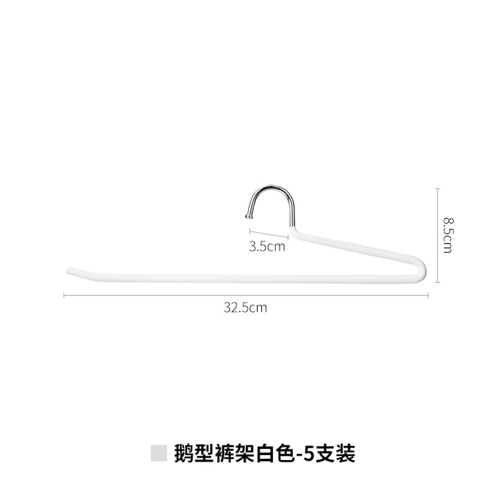 Pants Hanger-Matte White, White, 32.5*2.5*8Cm 4589767206987