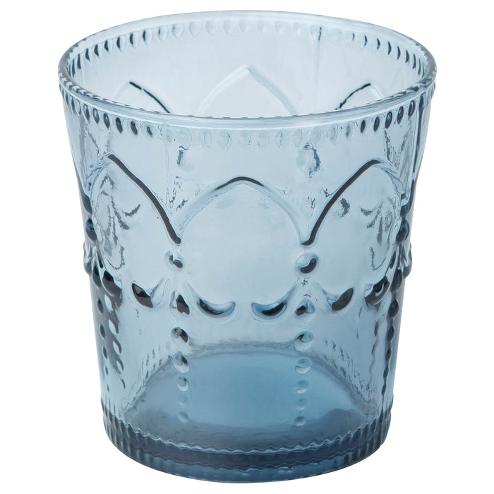 GOKVALLA tealight holder, blue, 8 cm, 60573859