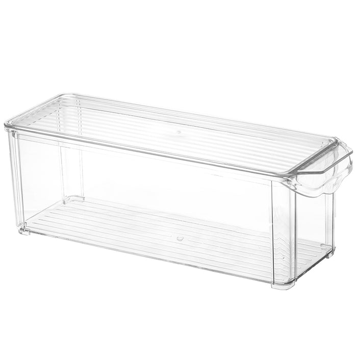 Fridge Food Container - Narrow Type, Clear, 10*30*10.5Cm 4589767209100