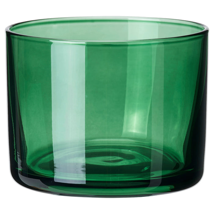 BUSKBJORK candle holder, dark green, 6 cm, 70563124