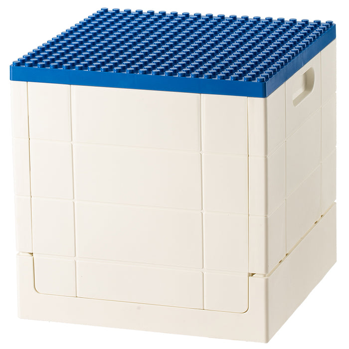 Lego Foldable Storage box , Blue Lid, 32*32*32Cm 4589767206482