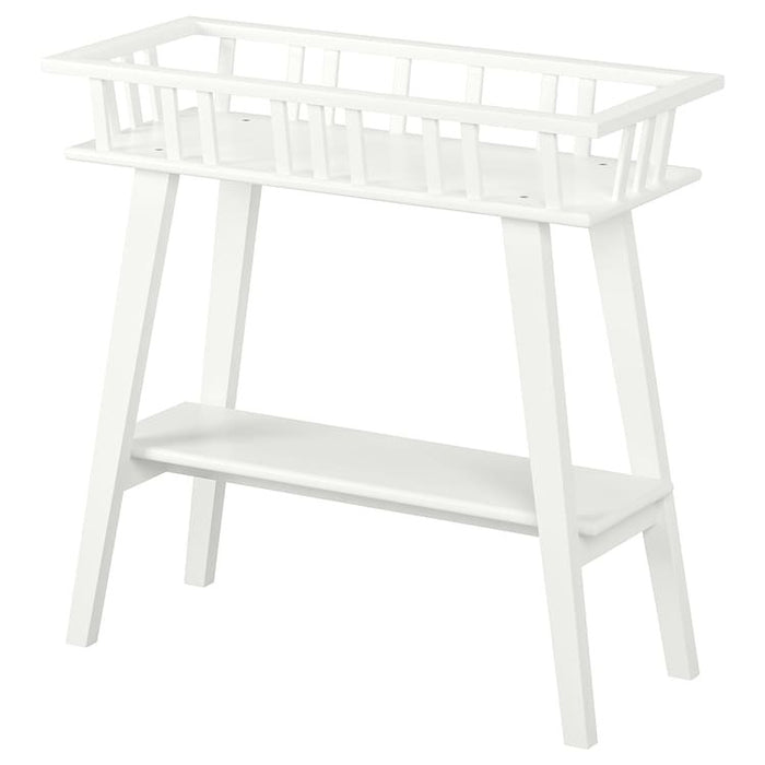 LANTLIV Plant stand, white, 68 cm, 80197125
