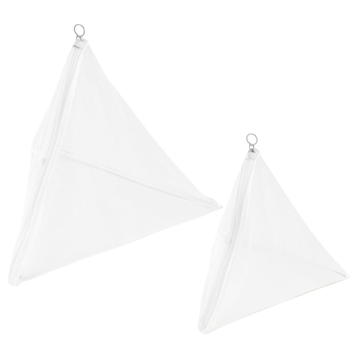 SLIBB washing bag, set of 2, white/grey, 80569856