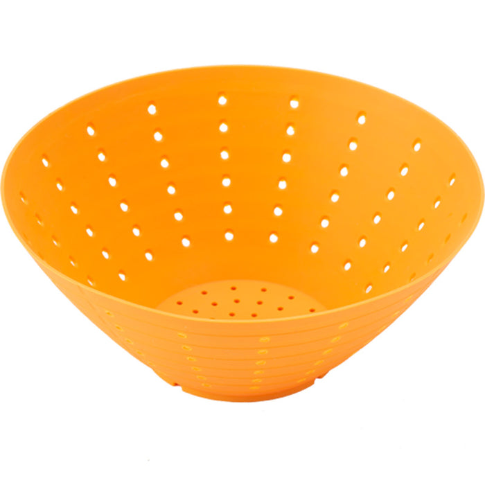 Silicone Bowl Colander-Yellow, Orange, 18*7.5Cm 4589767204228