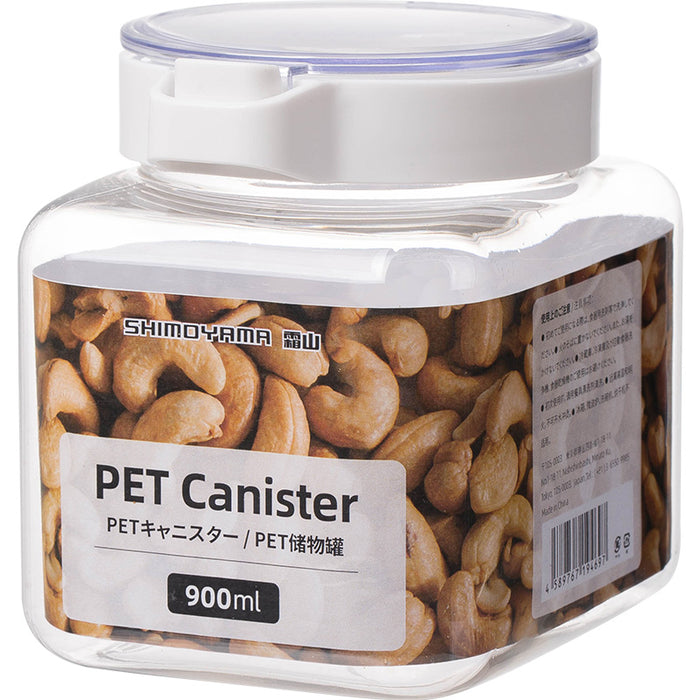 Kitchen Jars Storage Plastic 900Ml, Transparent , 10*13*12.5Cm 4589767194697