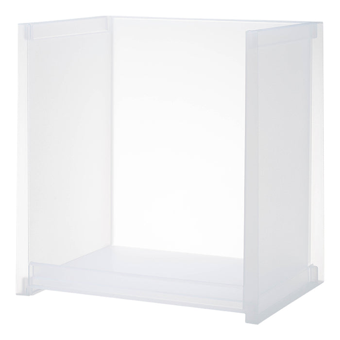 Stackable Storage Shelf Transparent L, Transparent, 38*28*39Cm 4589767252731