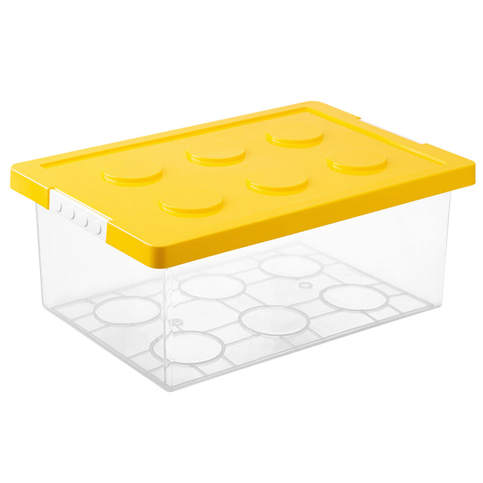 Small Yellow Toy Storage Box, Yellow, 20.5*30.5*14Cm 4589767192686