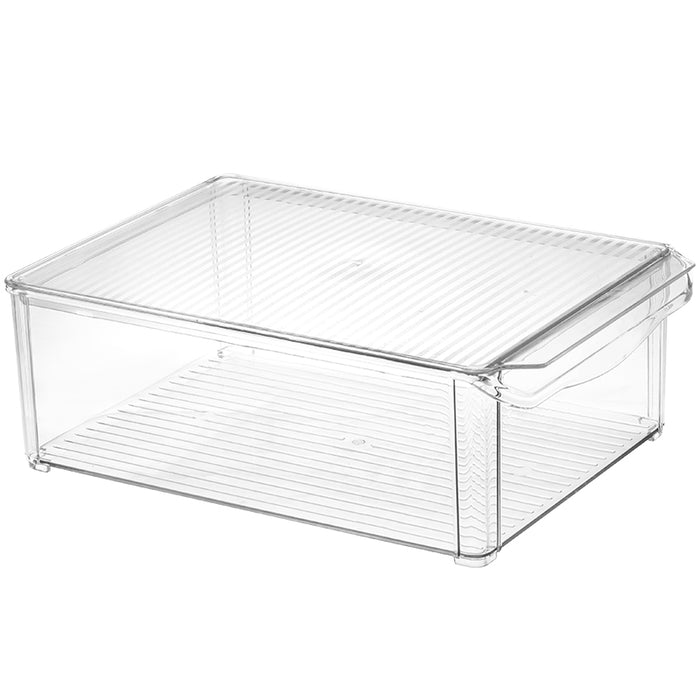 Fridge Food Container-Wide Type, Clear, 20.5*30*10.5Cm 4589767209094