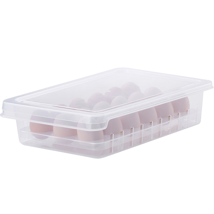 Egg Tray Refrigerator, Clear, 34*22.5*8Cm 4589767190569