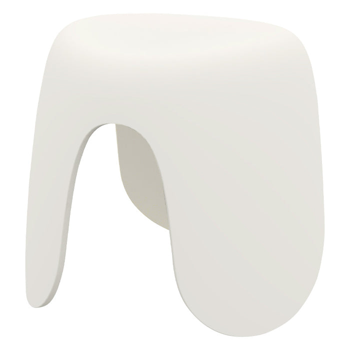 Rubber One-Piece Step Stool, Creamy White, 31*25Cm 4589767242442