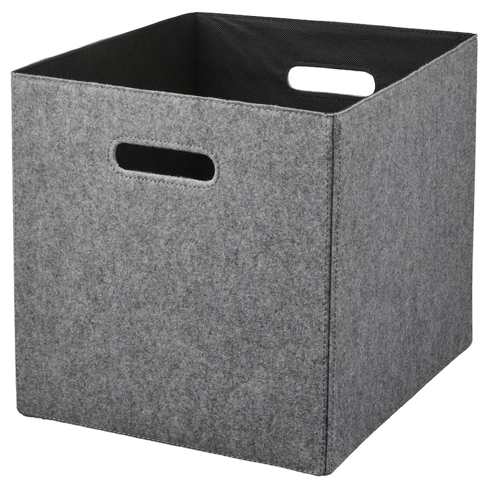 BLADDRA Box, grey, 33x38x33 cm, 30586778