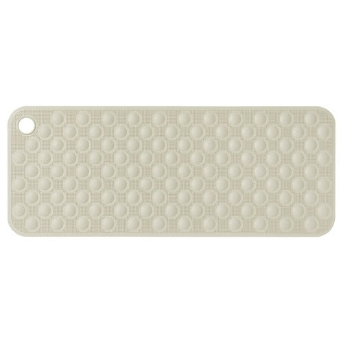 BLASJON Bathtub mat, beige, 33x84 cm, 60549987