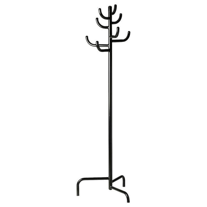 BONDSKARET Hat and coat stand, black, 175 cm, 50560447