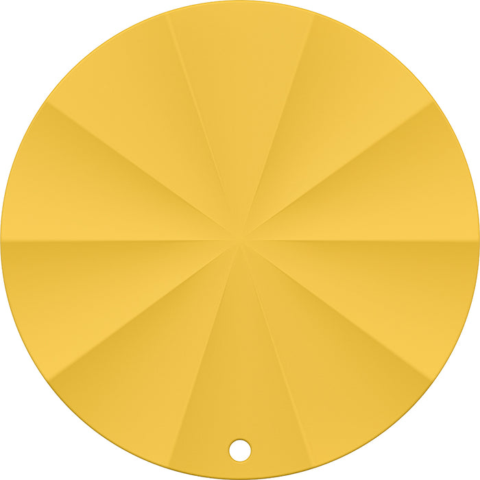 Heat-Resistant Table Mat- Silicone, Yellow, D: 18Cm 4589767215774