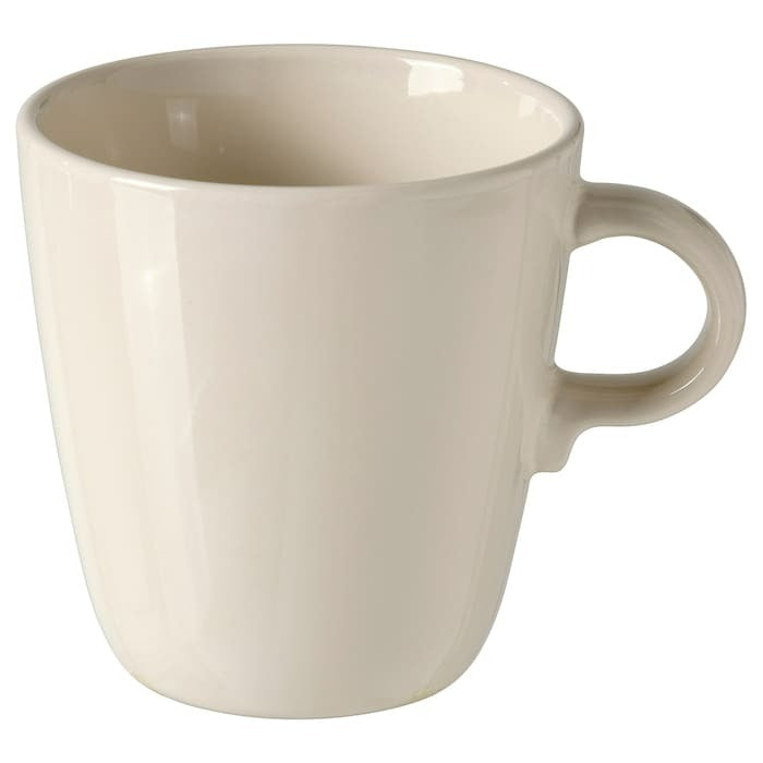 FARGKLAR Mug, glossy beige, 37 cl, 40479438
