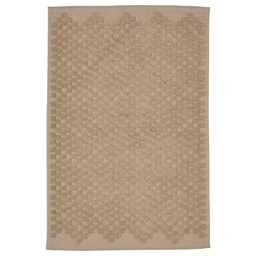 FJALLKATTFOT Bath mat, beige, 40x60 cm (16x24 "), 60580020