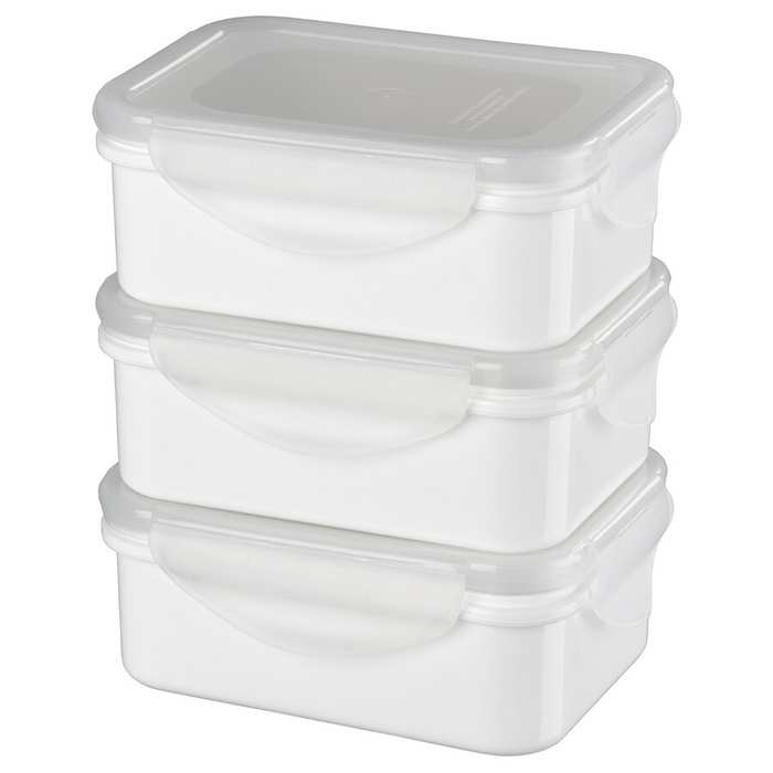 FULLASTAD Lunch box, white, 13x10x5 cm, 20485483