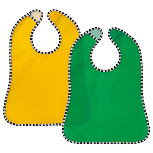 GRONFINK Bib, green/yellow, 90572410
