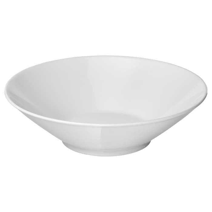 IKEA 365+ Deep plate/bowl, angled sides white, 22 cm, 50279698