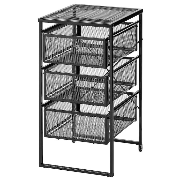 LENNART drawer unit, black, 80583386