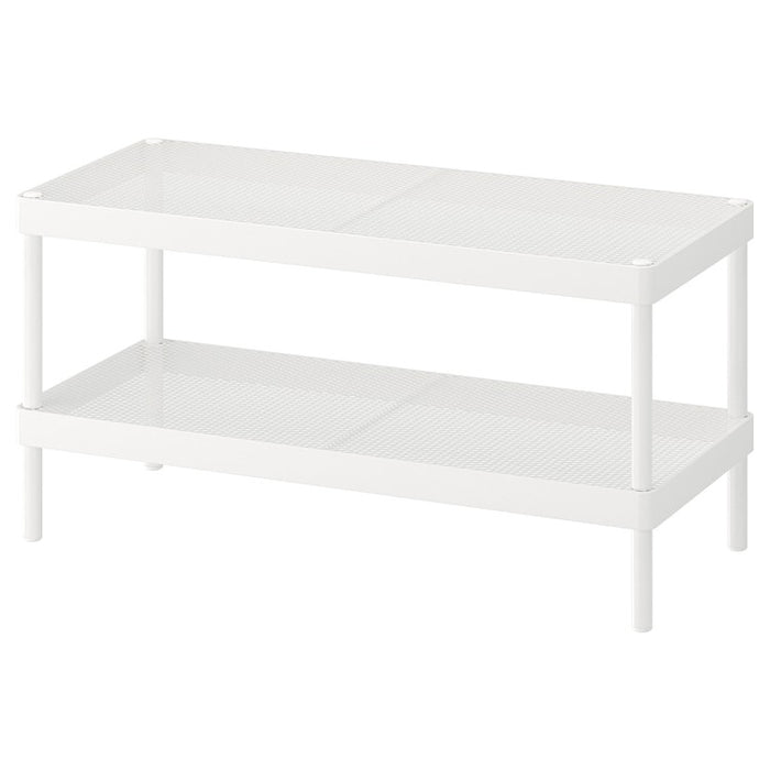MACKAPAR shoe rack, white, 78x32x40 cm, 30530994