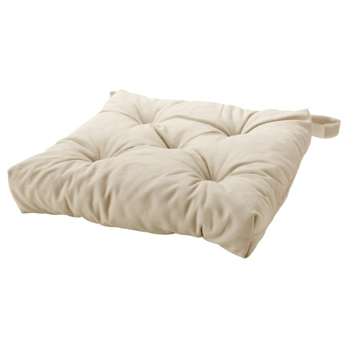 MALINDA Chair cushion, light beige, 40/35x38x7 cm, 00202625