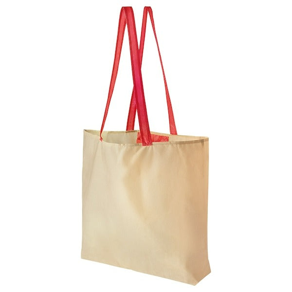 PLANTERING Carrier bag, light brown/red, 45x36 cm, 10563594