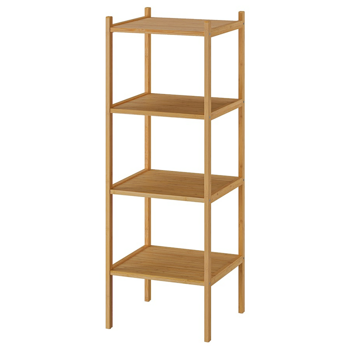 RAGRUND Shelving unit, bamboo, 37x37x104 cm, 60549421