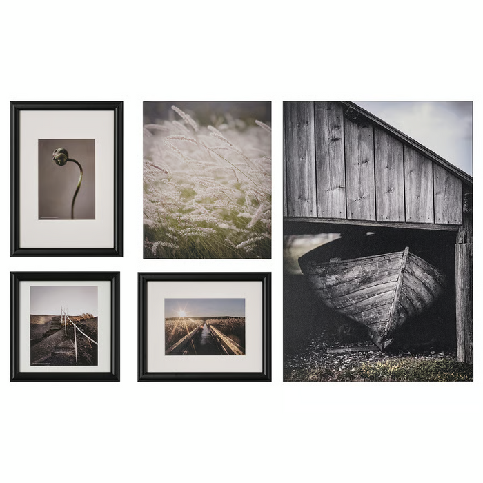 RAMHALL Picture, set of 5, peaceful outdoors, 10554839