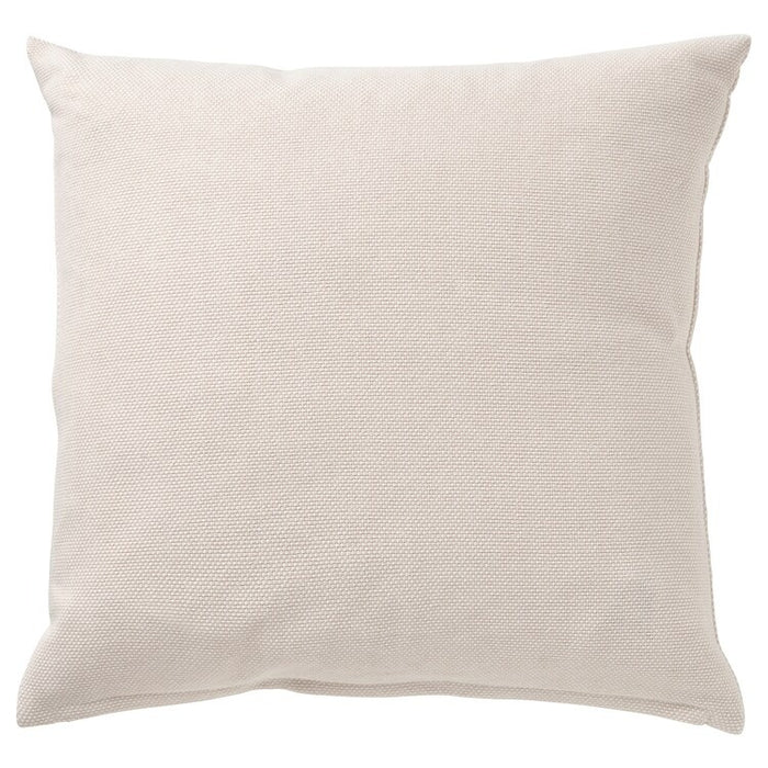 SANDTRAV Cushion, beige/white, 45x45 cm, 50510674