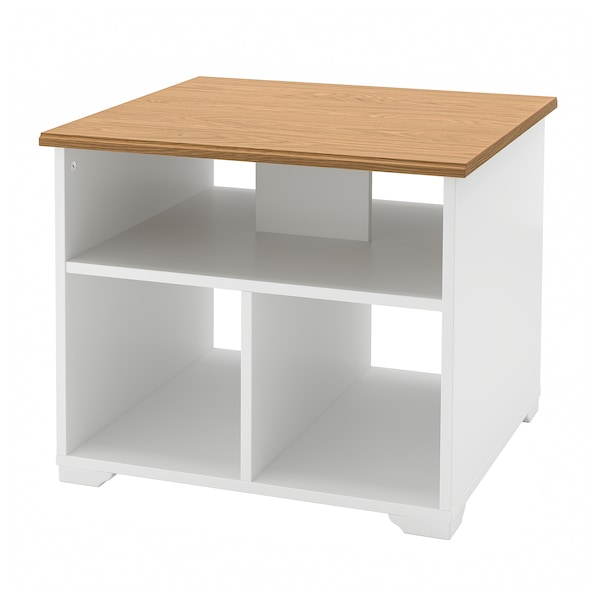 SKRUVBY Coffee table, white, 60x60 cm, 20531989