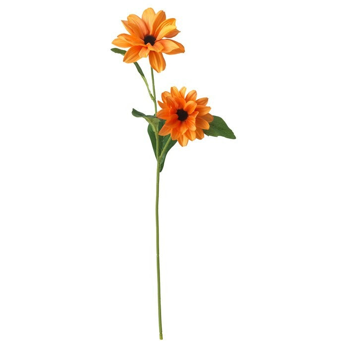 SMYCKA Artificial flower, black-eyed susan/stem orange, 55 cm, 90562741