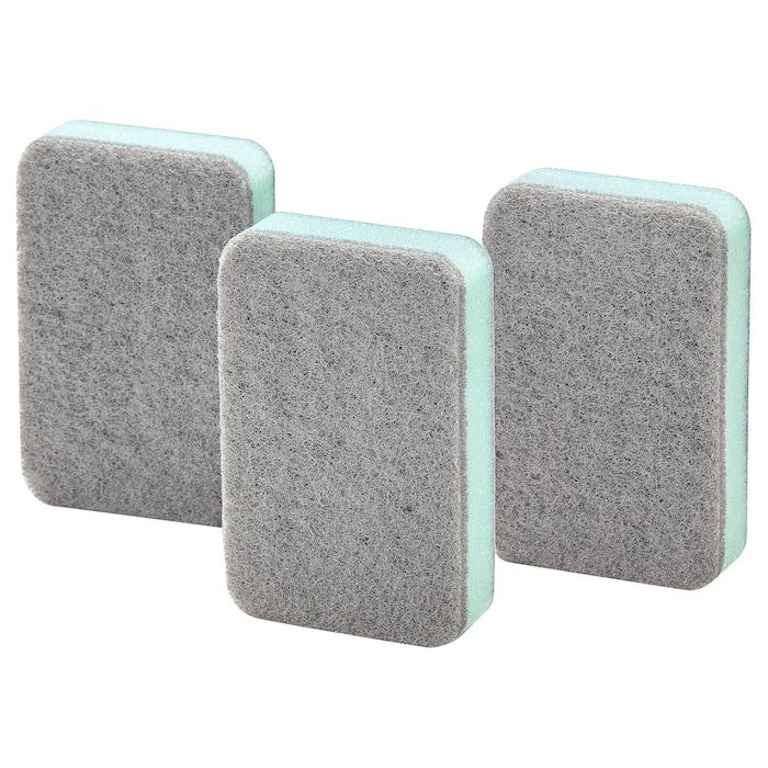 SVAMPIG sponge, grey-green, 90595440