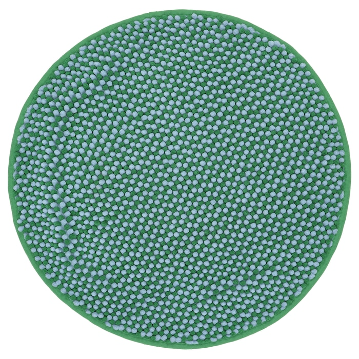 TOFTBO Bath mat, green/blue, 55cm, 40596507